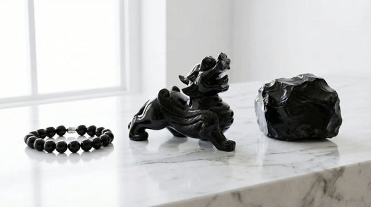 Buying Guide: Which Black Obsidian Shape is Best for You? (Round vs. Pixiu)