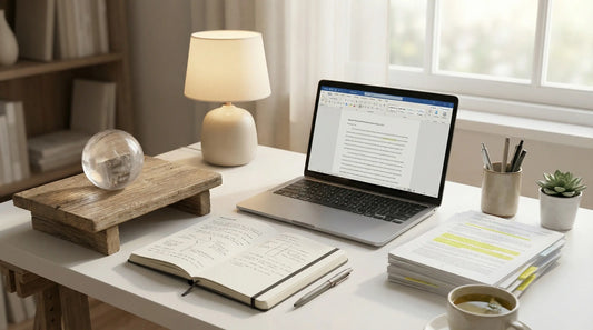 Exam Season Desk Setup for Better Concentration