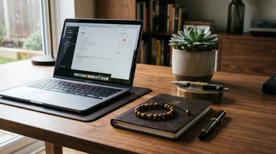 Is Tiger’s Eye Good for a Work Desk? How It Supports Focus, Confidence, and Stronger Boundaries