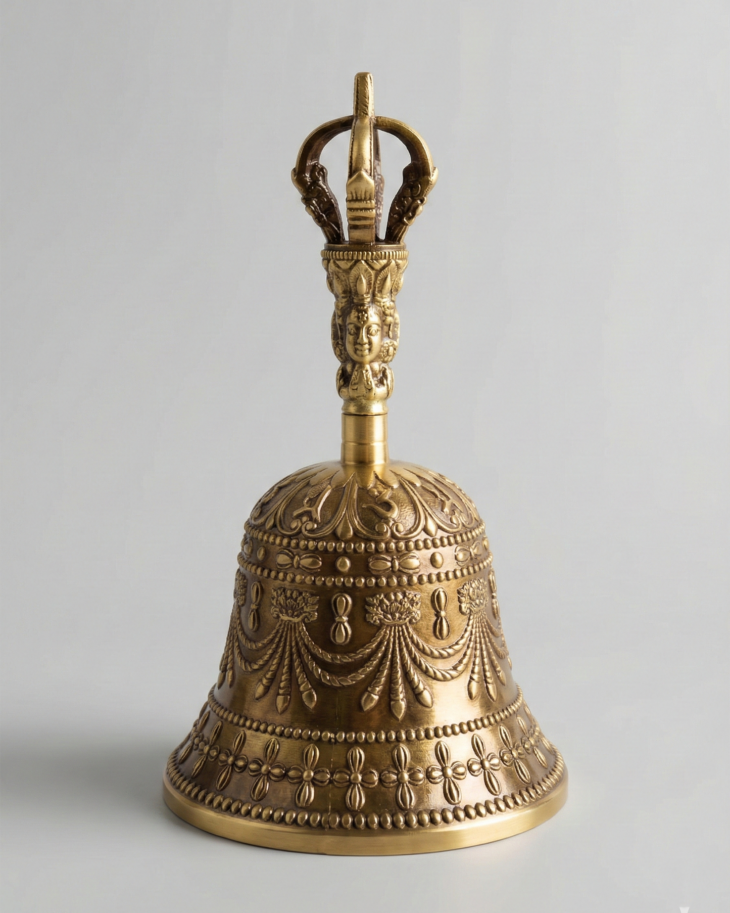 Brass Boundary Bell — Space Activation & Energetic Clarity