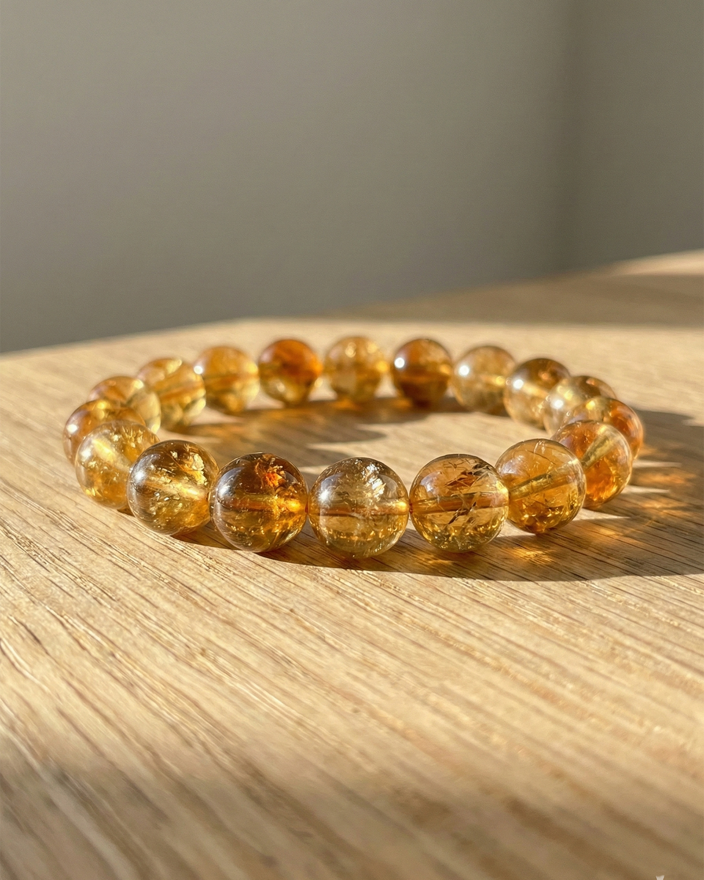 Natural Citrine Bracelet — Action & Wealth Energy (10mm / 12mm)