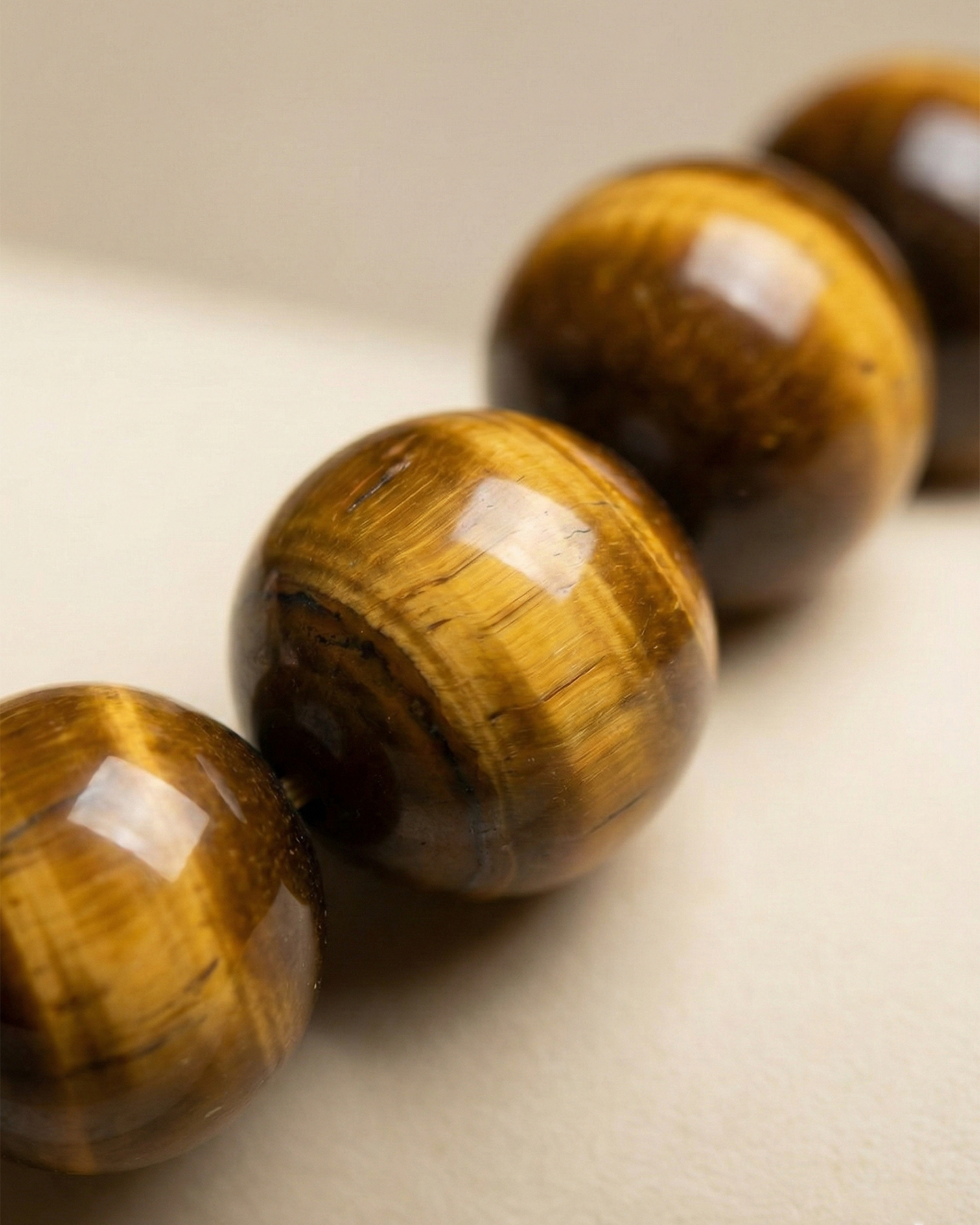 Natural Tiger’s Eye Bracelet — Willpower & Boundary (10/12/14mm)