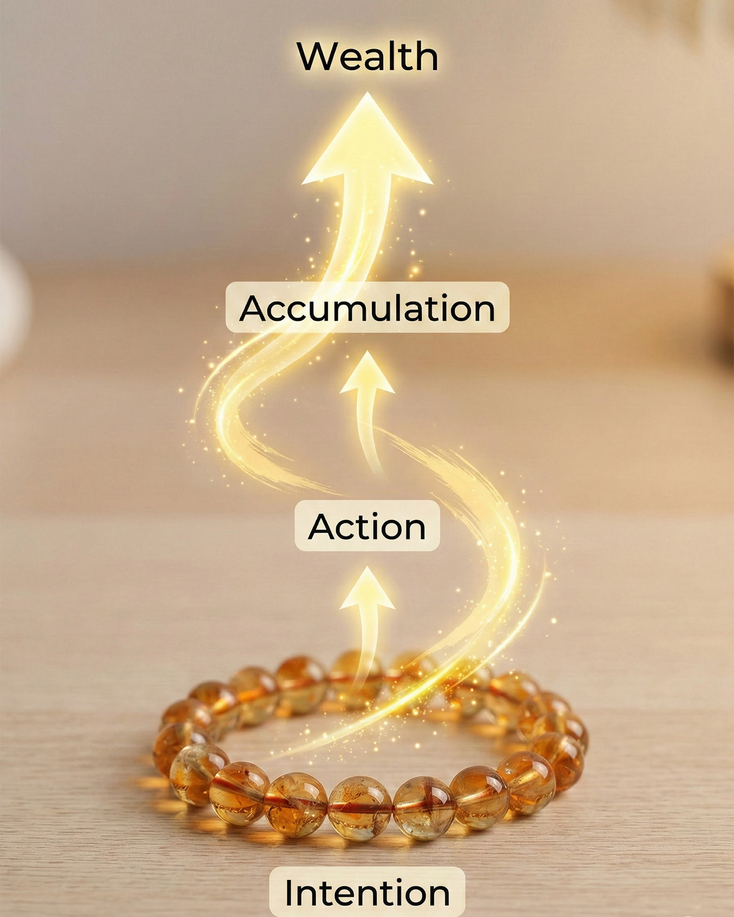 Natural Citrine Bracelet — Action & Wealth Energy (10mm / 12mm)