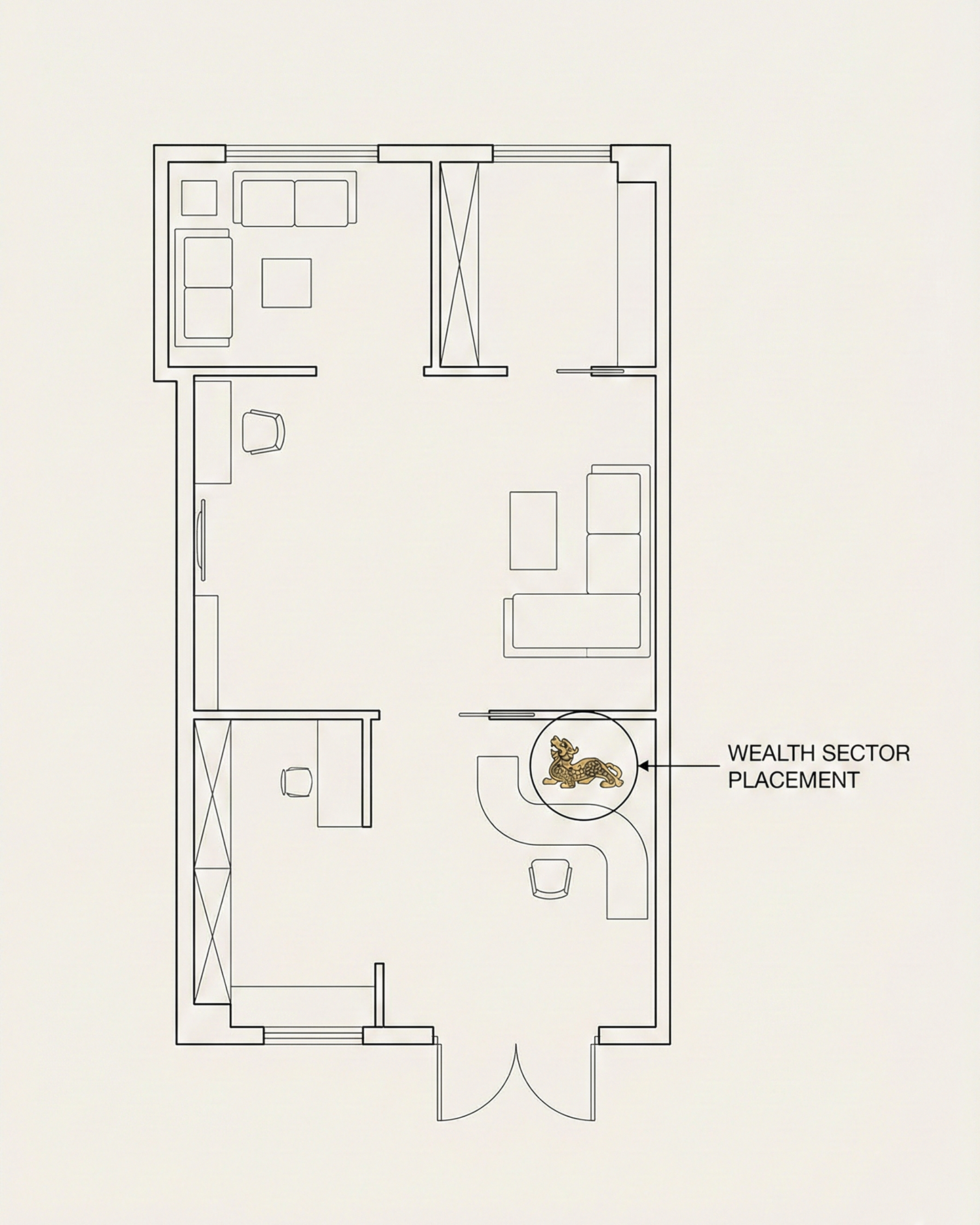 Solid Brass Feng Shui Pixiu — Wealth Attraction & Cash Flow Guardian