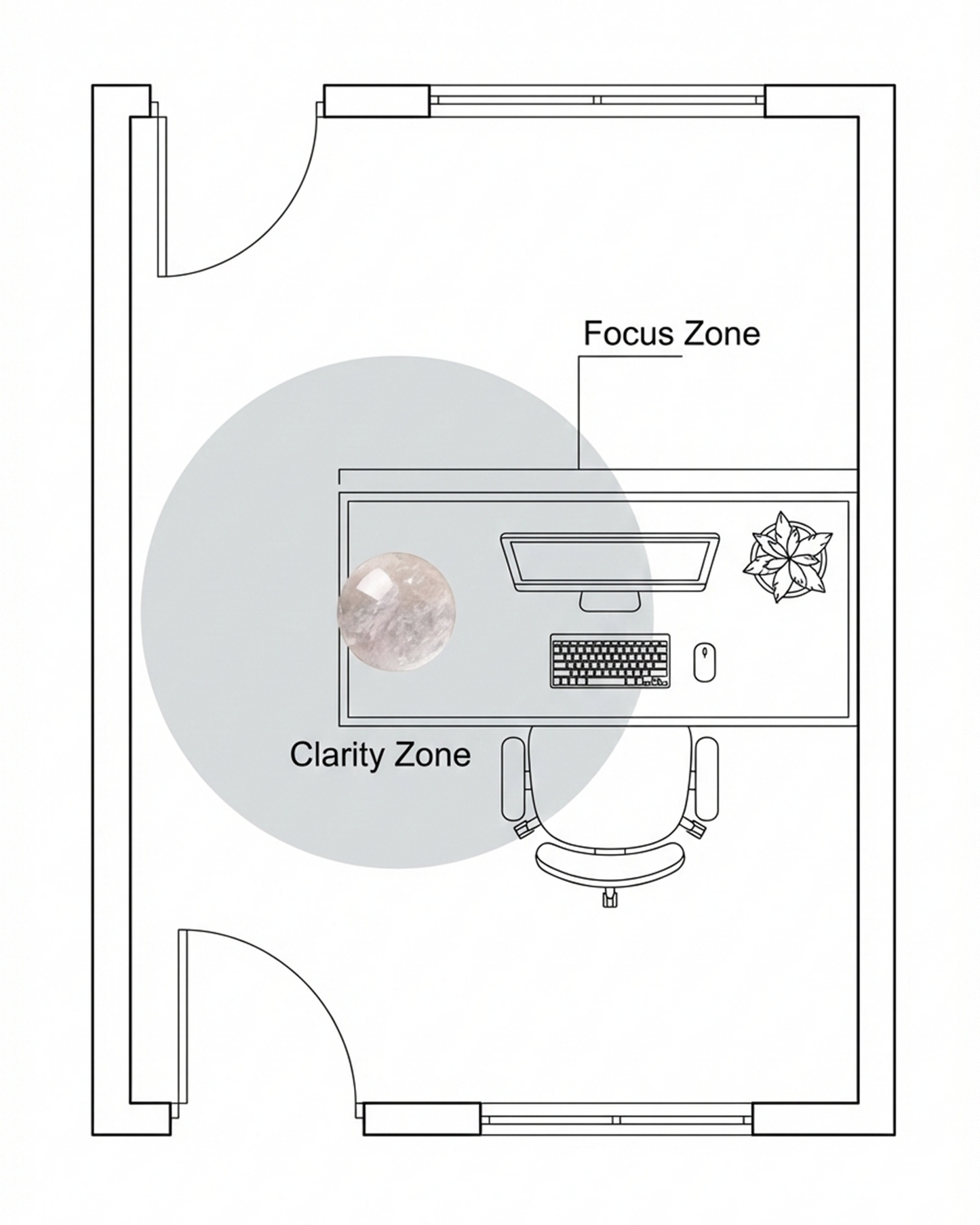 Natural Clear Quartz Crystal Sphere — Amplifier & Clarity Stone