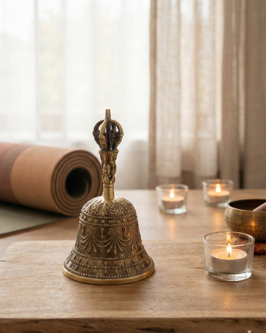 Brass Boundary Bell — Space Activation & Energetic Clarity