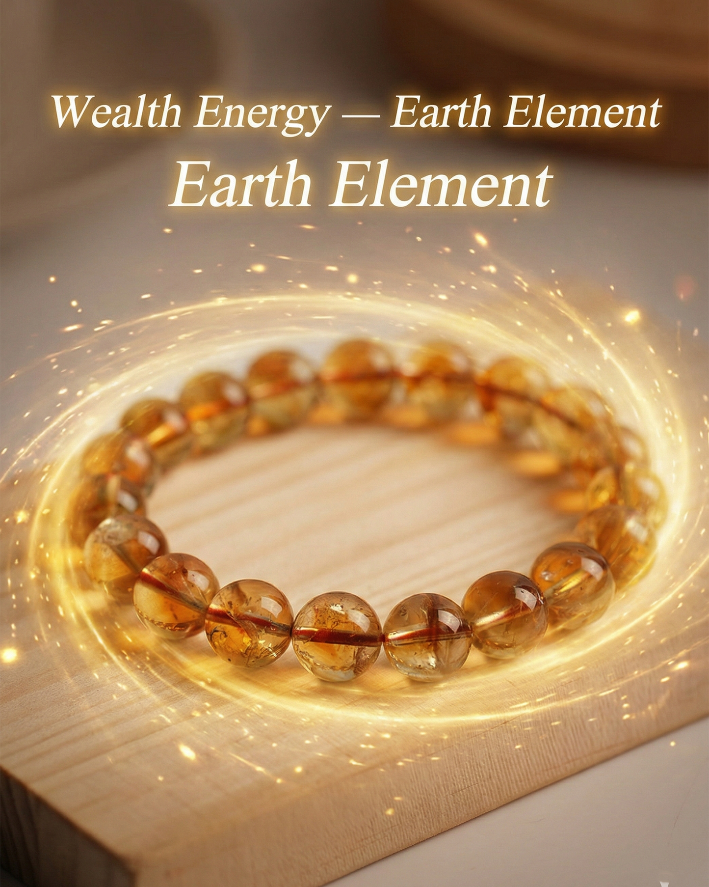 Natural Citrine Bracelet — Action & Wealth Energy (10mm / 12mm)