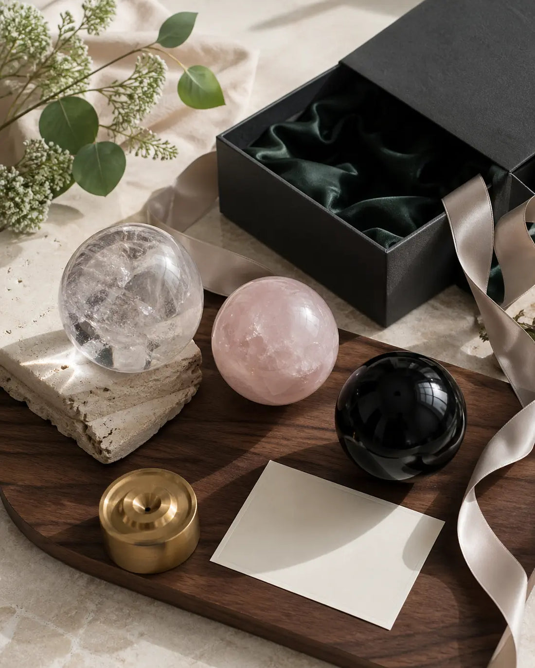 Premium value becomes visible when meaning, material, and room context are shown together.